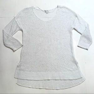Stylus White Knit Sweater